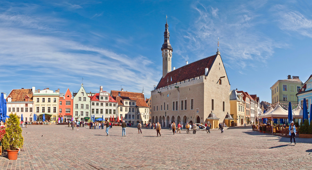 Town hall square, Tallinn.