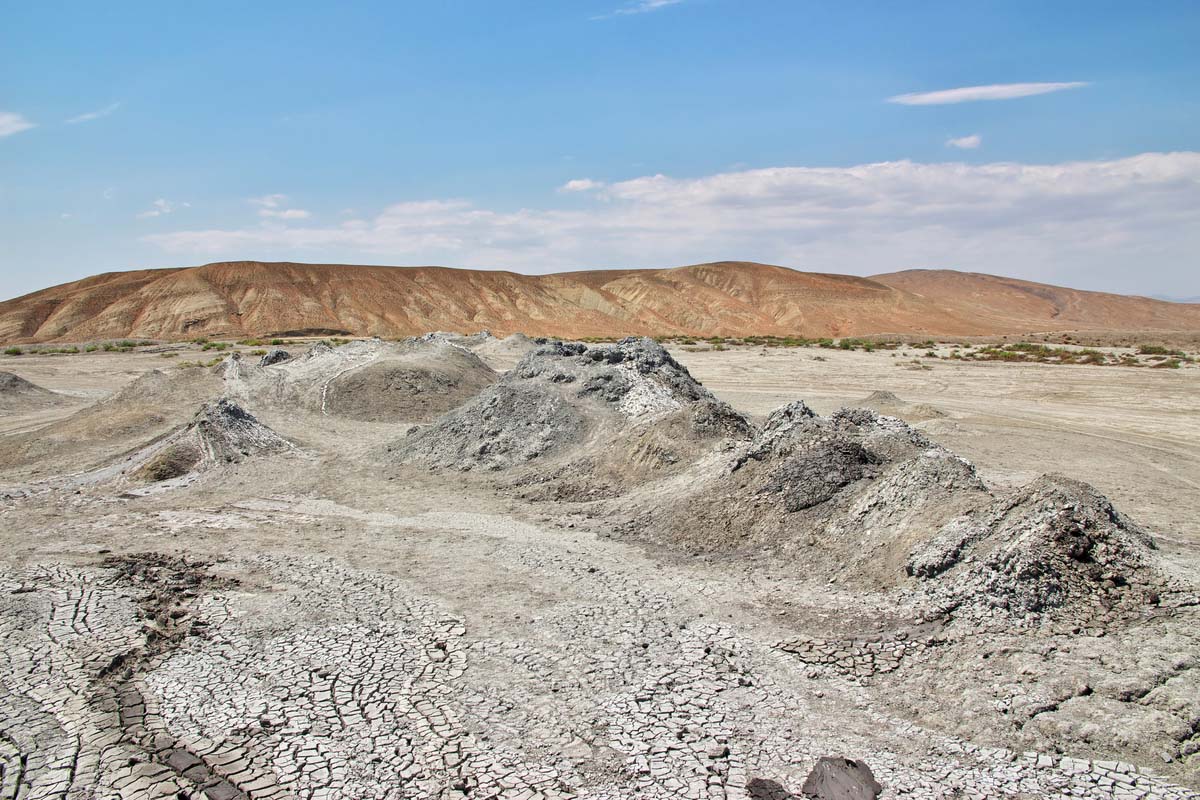 Mud volcanoes in Azerbaijan