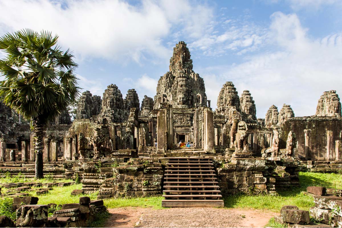 Famous Angkor Wat temple as seen in Tomb Raider