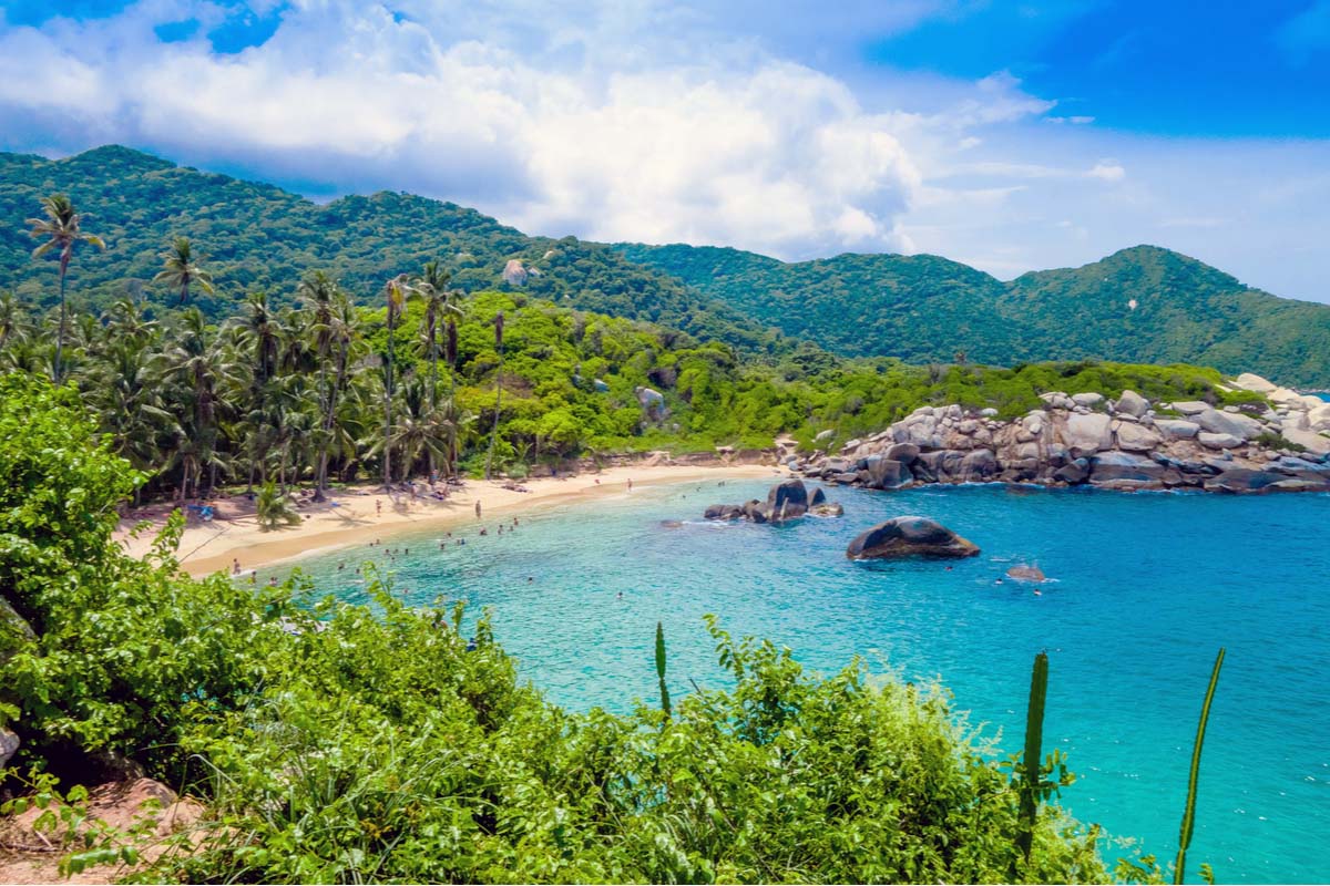 El Cabo San Juan Beach in Colombia