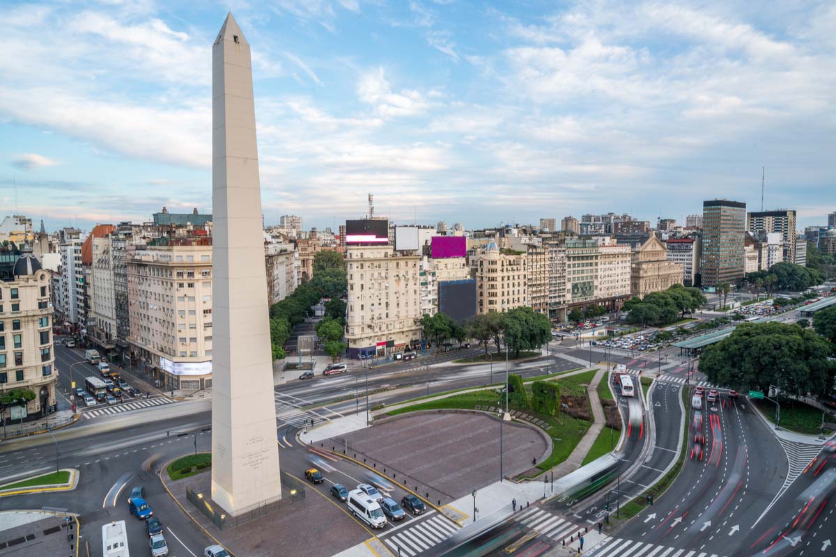 The Obelisk of Buenos Aires