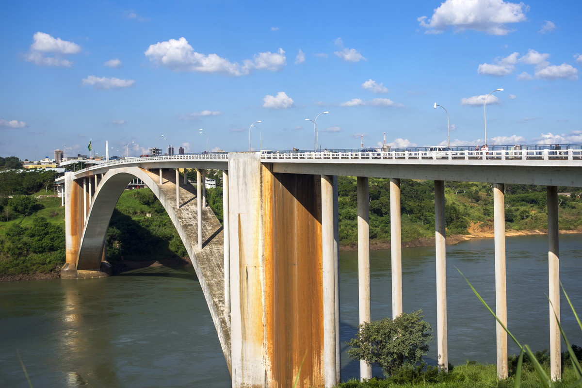 Parana river in Paraguay, South America day trips