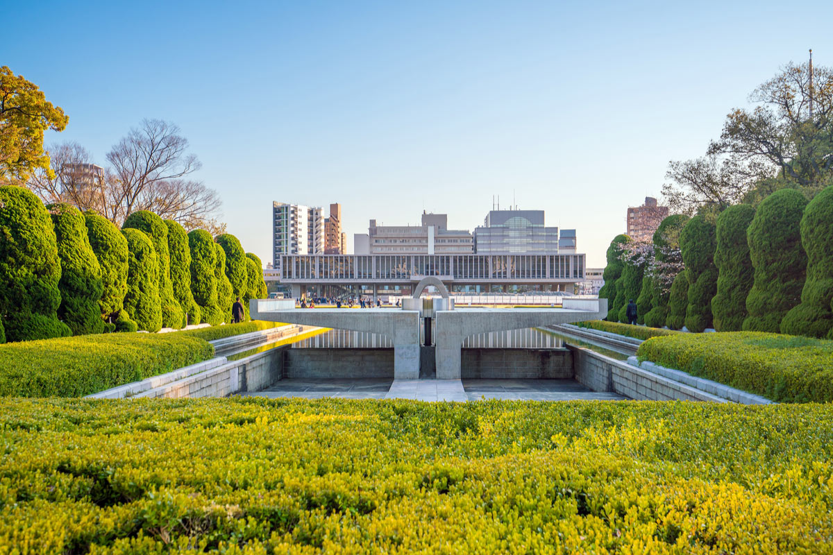 Hiroshima Peace Memorial Museum in Japan
