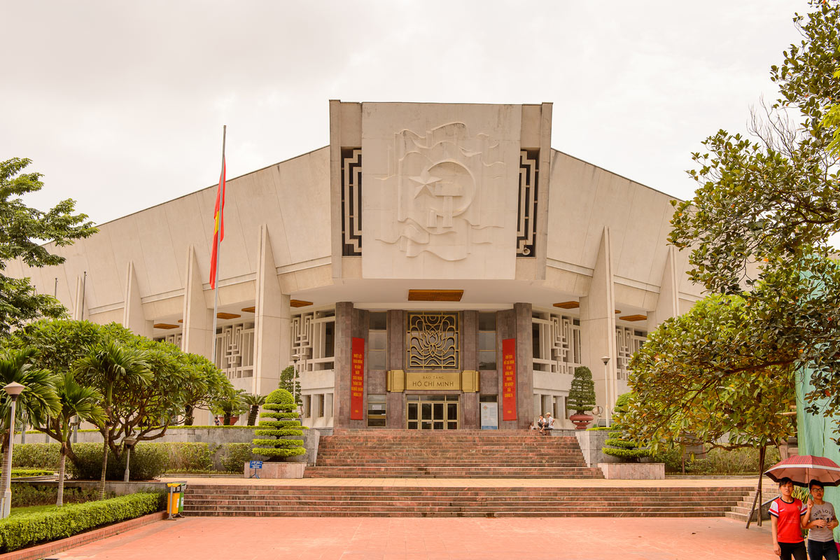 Ho Chi Minh mausoleum complex in Hanoi city