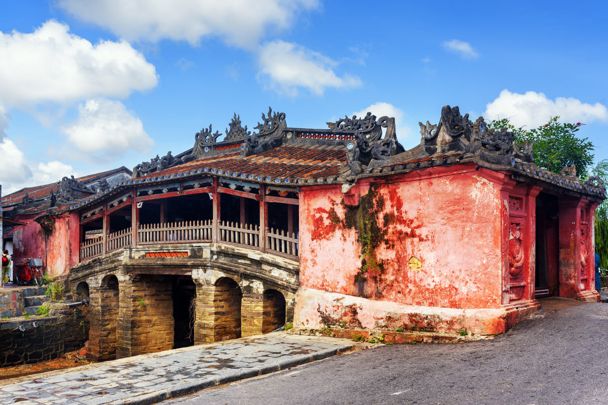 View of the Japanese Covered Bridge, Hoi An Ancient Town