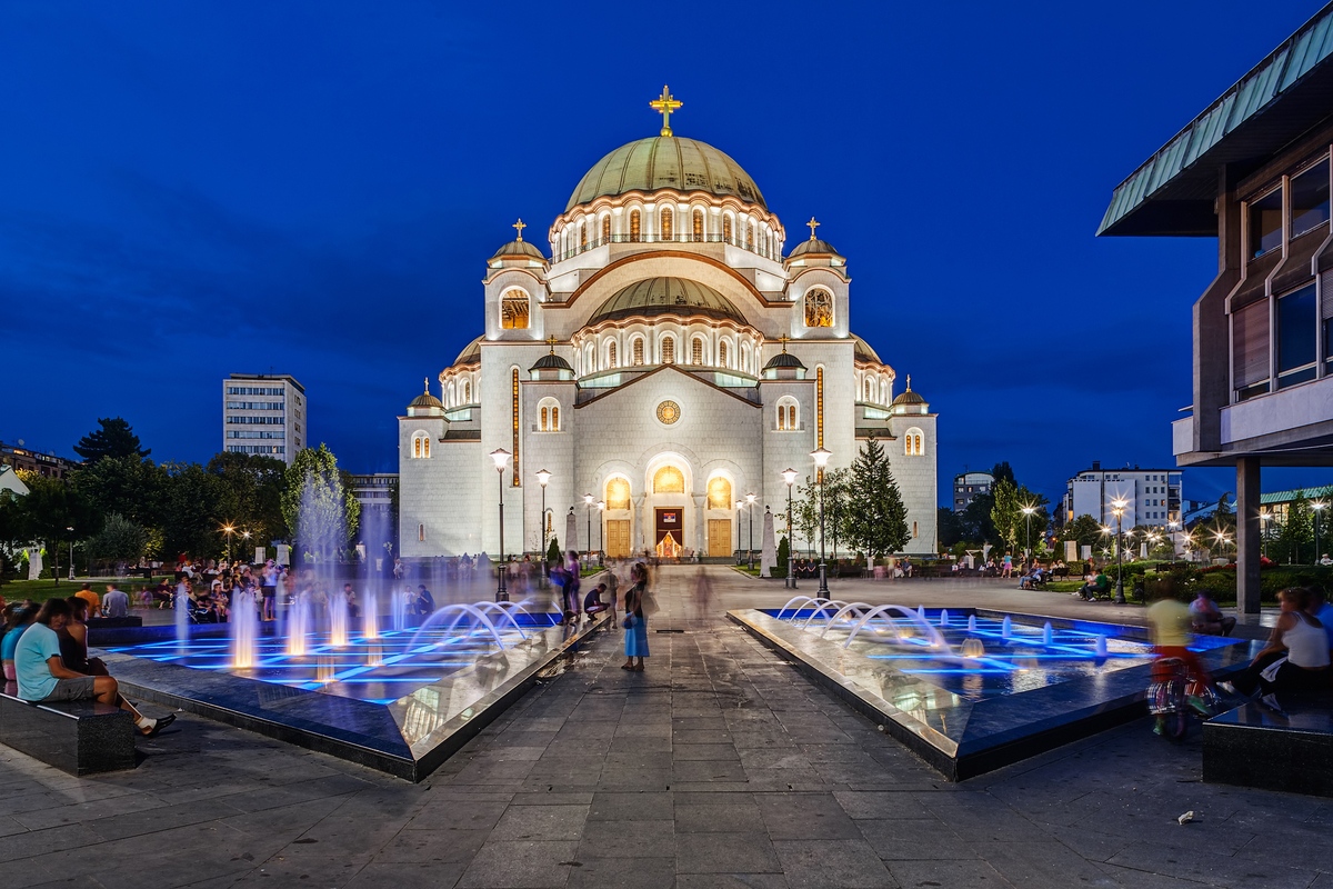 The Church of Saint Sava in Belgrade travelling to Serbia