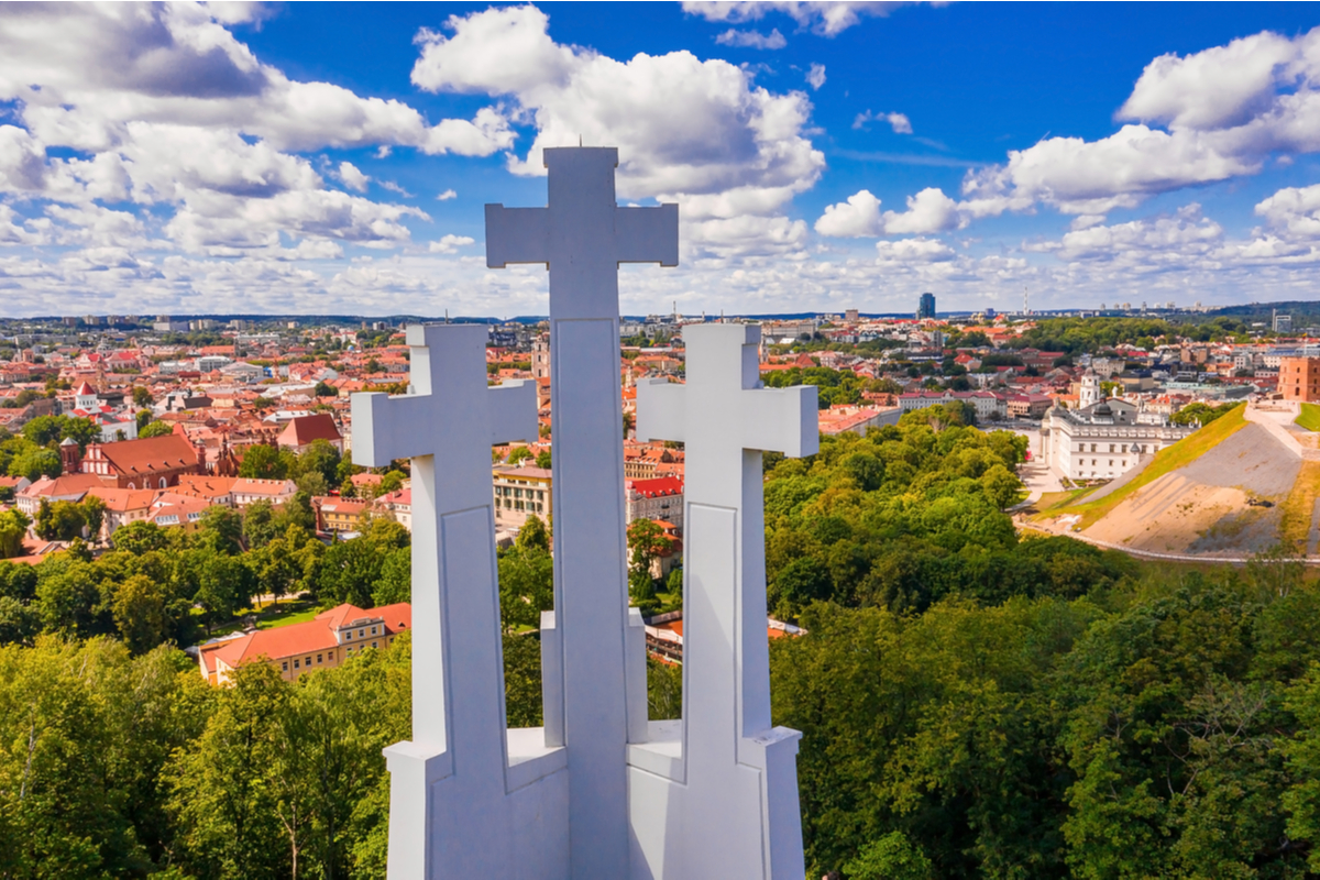 Hill of Three Crosses, Vilnius Old Town