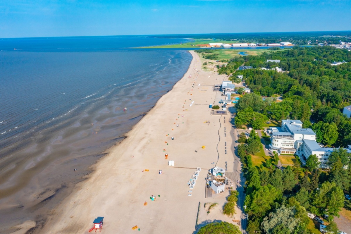 Beach in Pärnu, Estonia