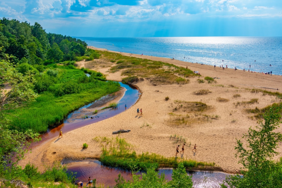 Saulkrasti beach, Latvia