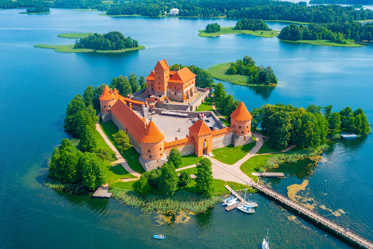 Trakai Castle in Lithuania.