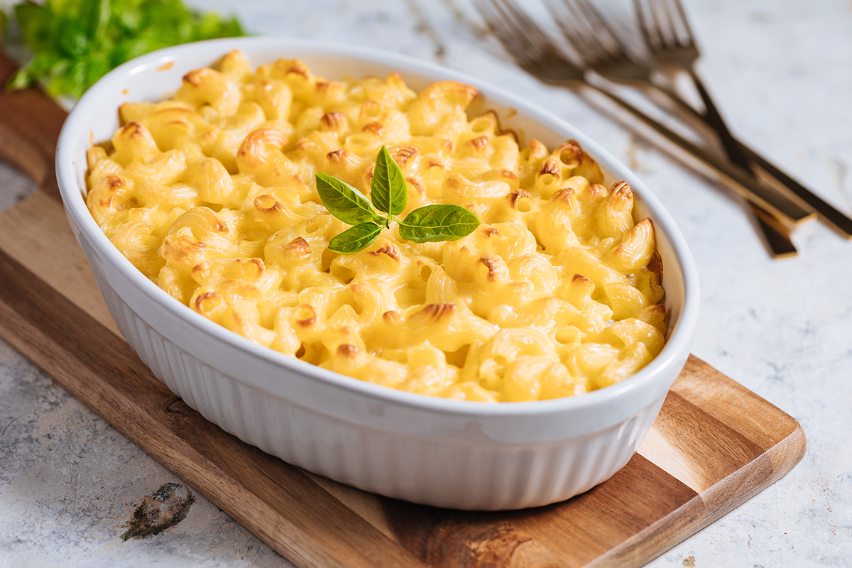 American mac and cheese.