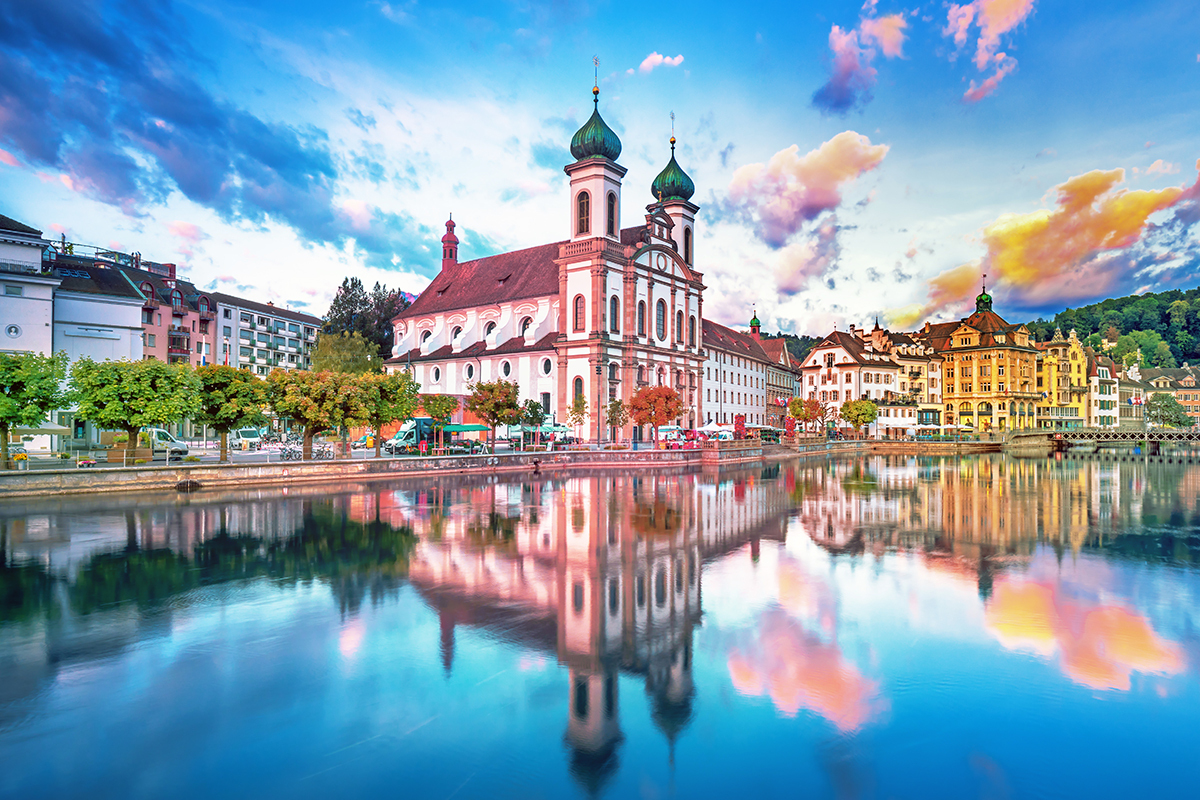 Lucerne, Switzerland, Europe in September