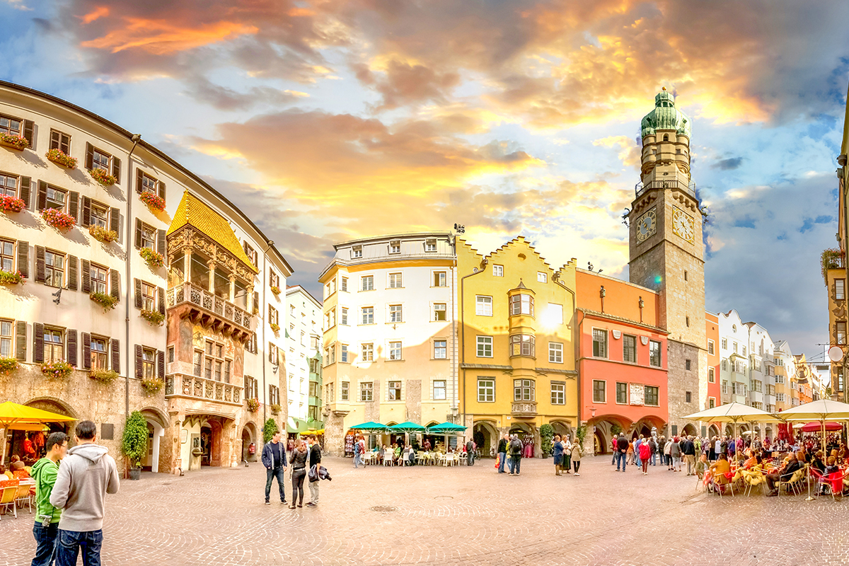 Innsbruck, Austria, Europe in April