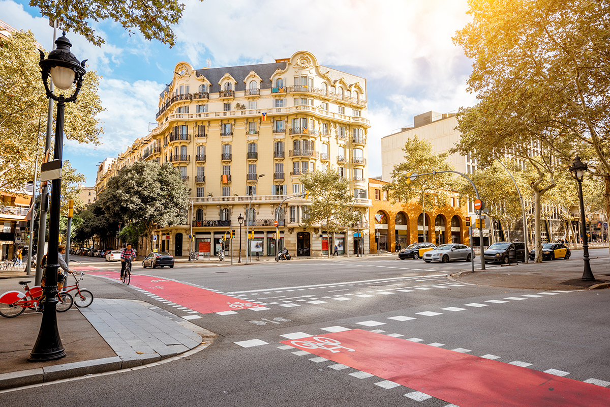 Barcelona, Spain, Europe in September